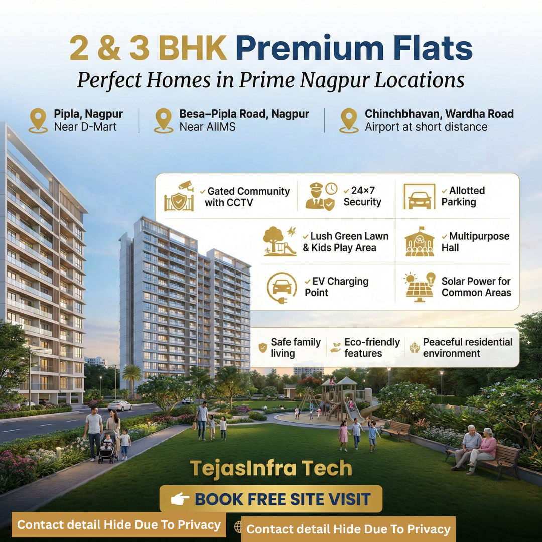 TejasInfra Tech 2 & 3 BHK Flats creative